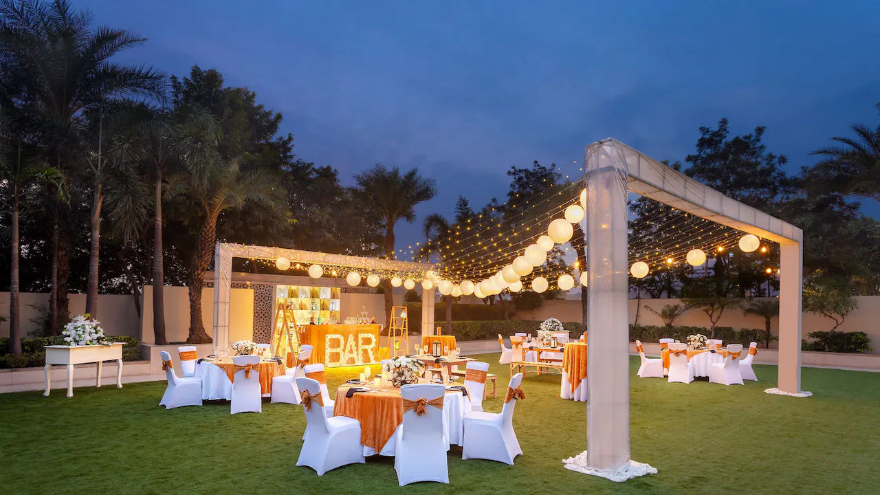 Outdoor Bar Setup
