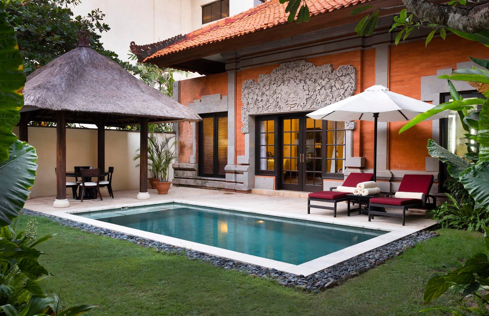 Resort Facade & Pool