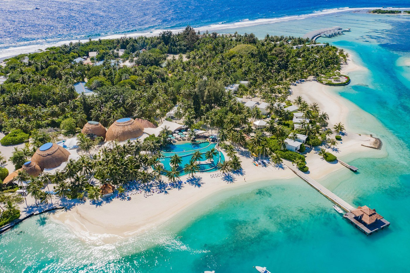 Holiday Inn Resort Kandooma Maldives Stunning Aerial Lagoon View