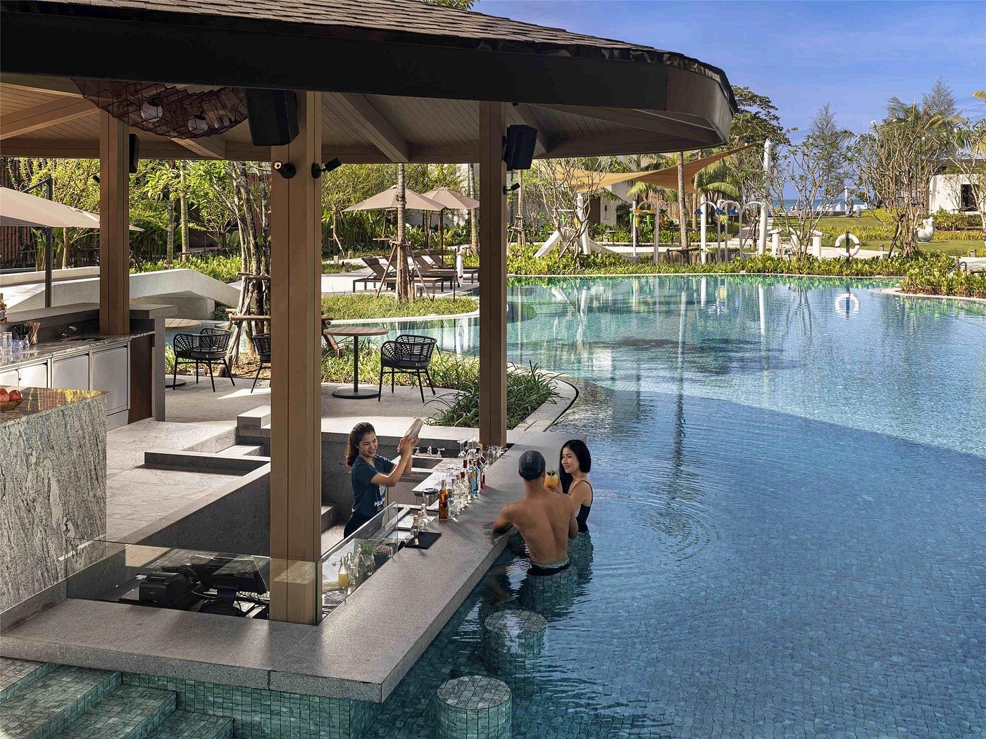 Beachfront Pool Complex