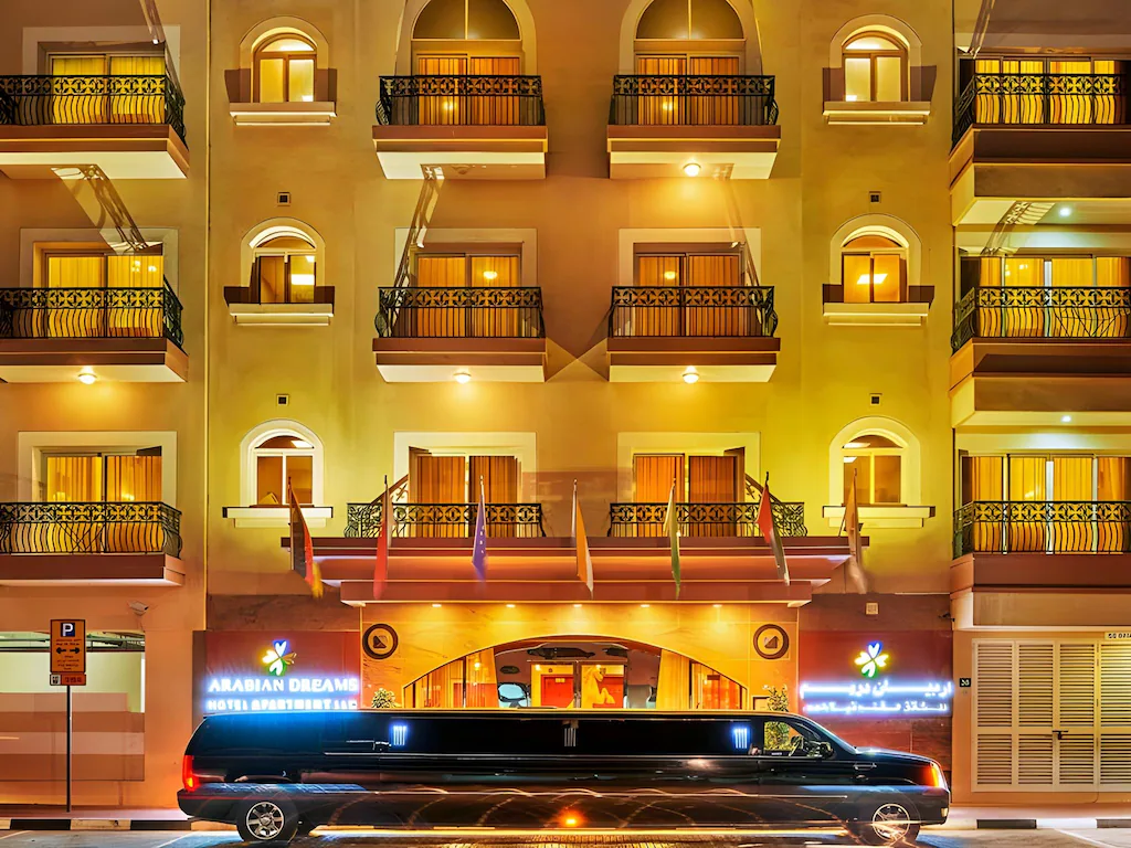 Arabian Dreams Exterior and Warm Welcoming Entrance