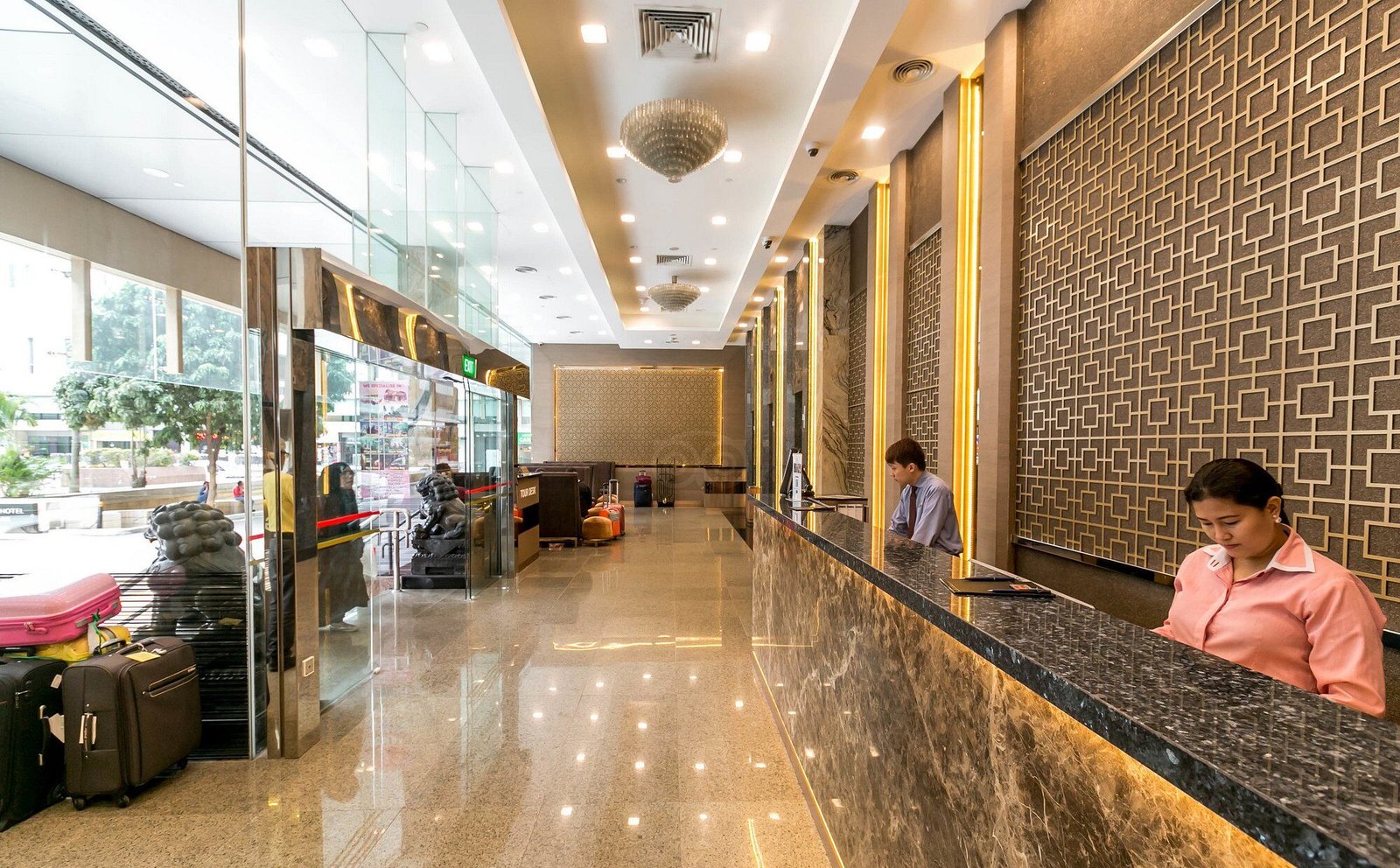 Sleek Modern Lobby and Executive Reception Lounge