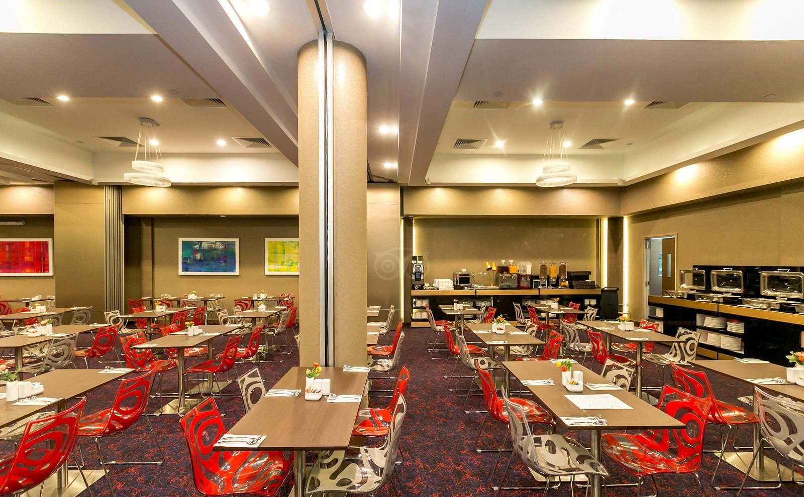 The Sojourn Cafe Contemporary Dining Area