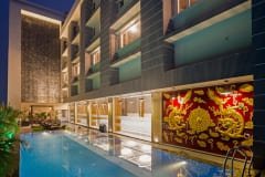 Hotel Saffron Crest Facade & Lobby